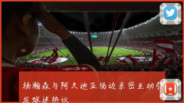 杨瀚森与阿夫迪亚场边亲密互动引发球迷热议